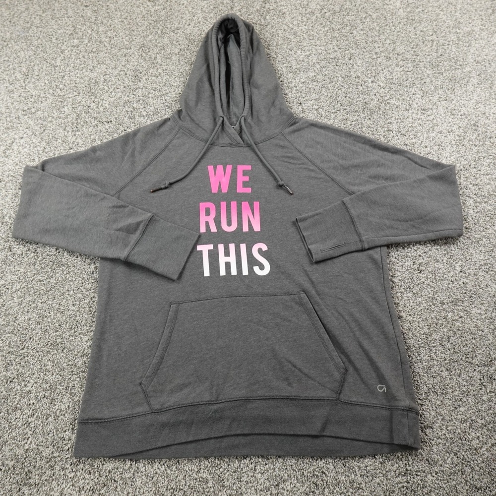 Gap Hoodie Womens XL Gray Fit Pullover Sweatshirt Sweater Active Athletic Casual